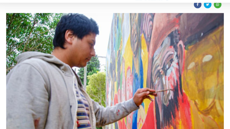 CESUAR destaca el trabajo del artista plástico Gerónimo Fabián