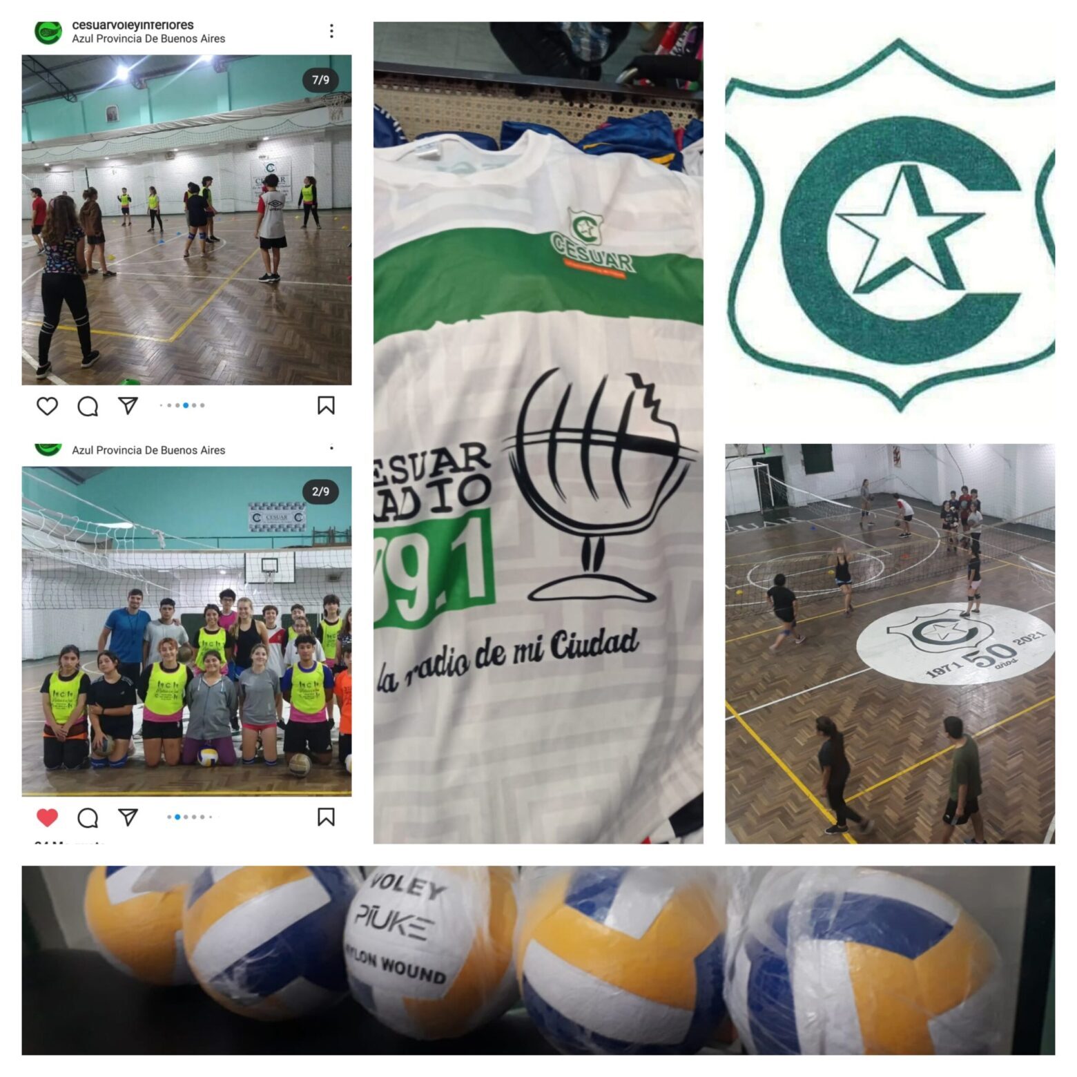 CESUAR presentó la nueva indumentaria para sus equipos de voley